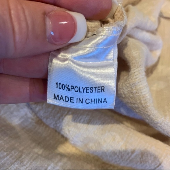 PRINCESS POLLY Slip Dress Beige Floral Size XS - Picture 6 of 7